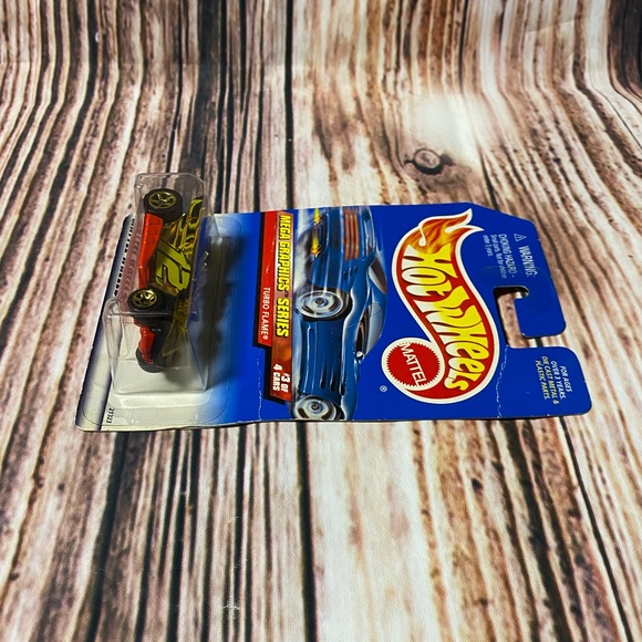 Hot Wheels 1998 Mega Graphics Series #3 of 4 Cars. Turbo Flame. - Picture 10 of 13